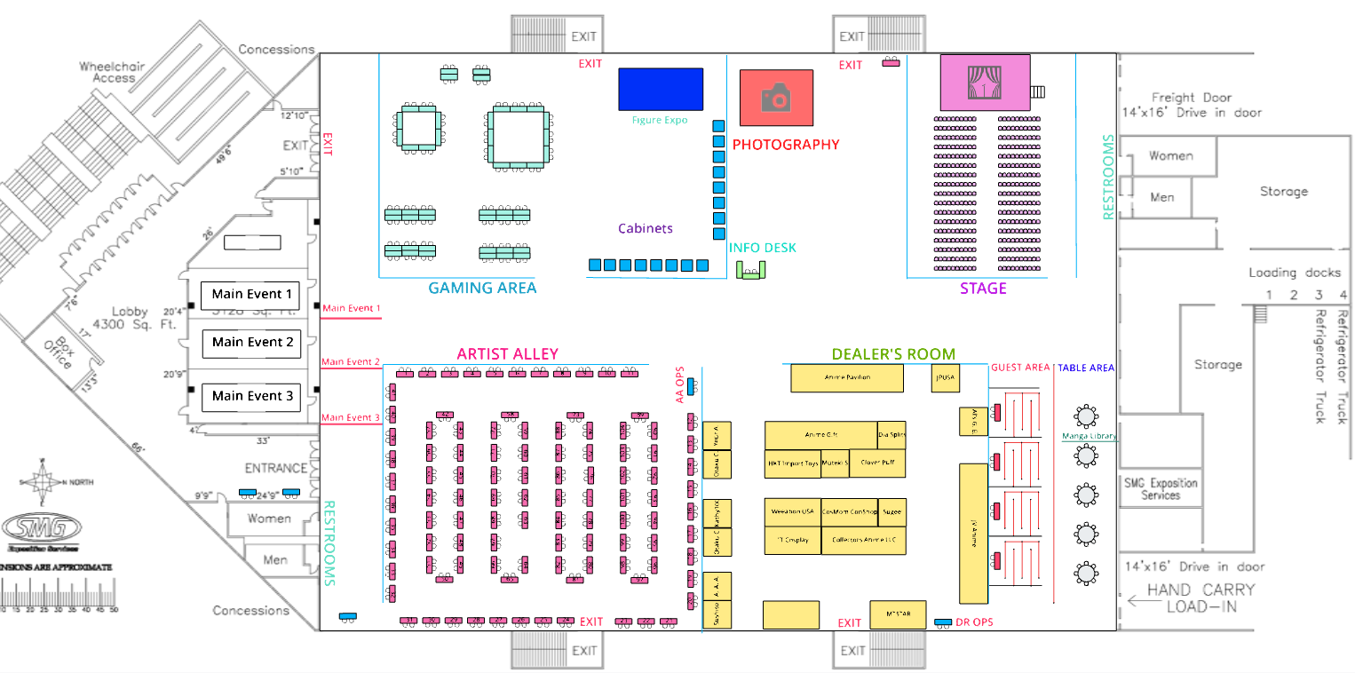 Maps · Castle Point Anime Convention