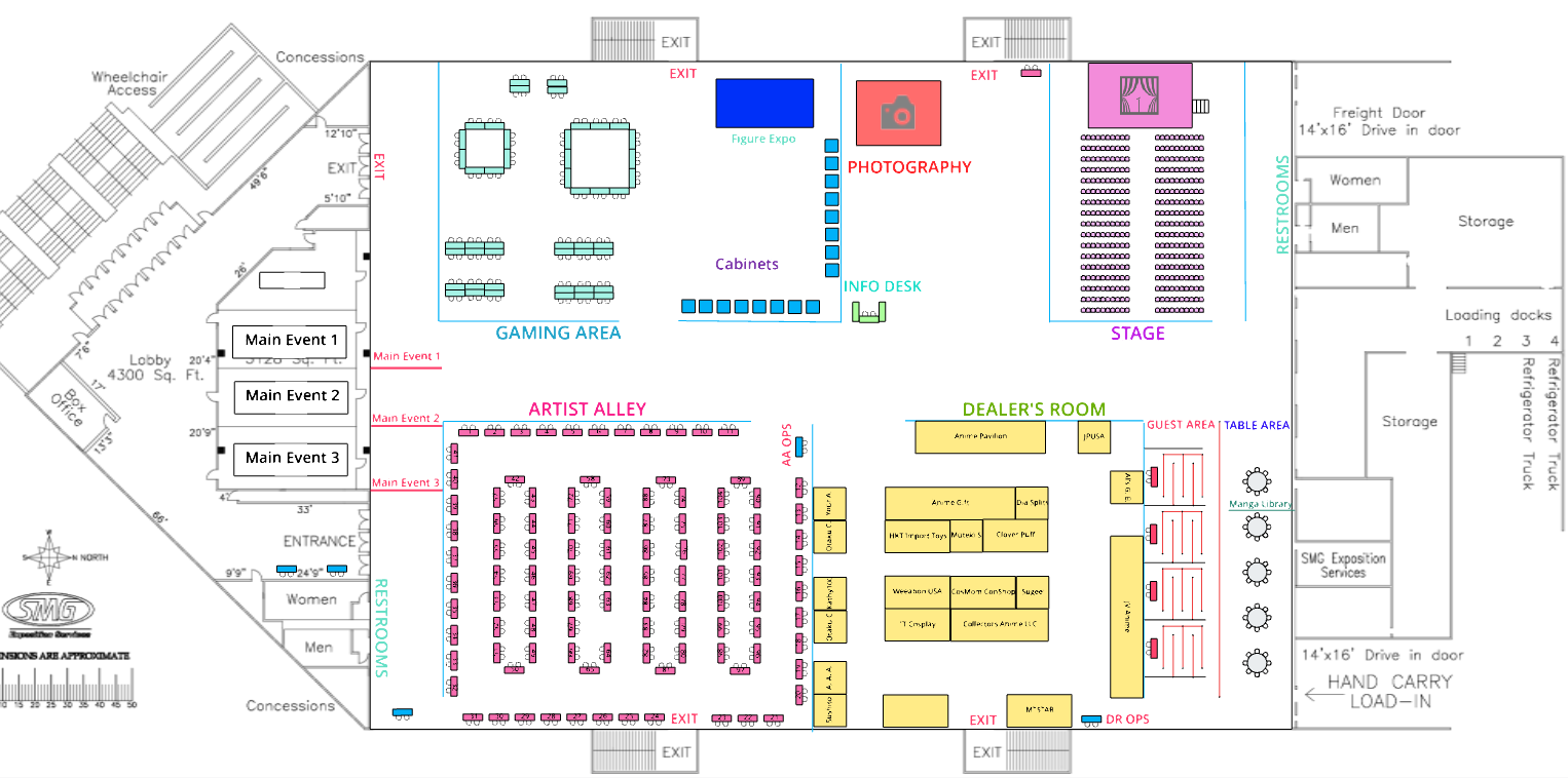 Meadowlands Exposition Center map